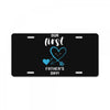 Our First Father's Day! Baby Boy License Plate