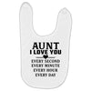 I Love You Aunt Baby Bibs