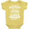 Super Cool Stepdad Of A Freaking Awesome Grandson Baby Onesie