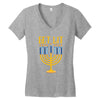 get lit Women's V-Neck T-Shirt