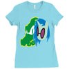 vector scratch Ladies Fitted T-Shirt