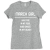 March Girl Ladies Fitted T-Shirt