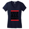 cold ass honkey funny cool honky rap t shirt tee shirt,, Women's V-Neck T-Shirt