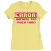 hacking error Ladies Fitted T-Shirt