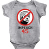 Impeach 45 Stop Trump Baby Bodysuit