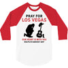Pray for Las Vegas, Route 91 Harvest 2017 3/4 Sleeve Shirt