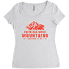 Faith Can Move Mountains Women's Triblend Scoop T-shirt