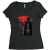 the king and the white wol Women's Triblend Scoop T-shirt