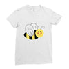 cute bee Ladies Fitted T-Shirt