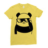 panda bear Ladies Fitted T-Shirt