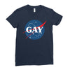 Nasa Parody Gay Ladies Fitted T-Shirt
