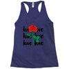 Love Rose Racerback Tank