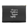 womens rights are human rights Accessory Pouches