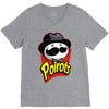 little grey chips V-Neck Tee