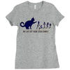 my cat ate your stick family Ladies Fitted T-Shirt