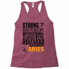 Strong Independent Motivated Aries Racerback Tank