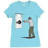 practice range Ladies Fitted T-Shirt