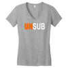 unsub criminal minds us crime tv series unknown subject unisex Women's V-Neck T-Shirt
