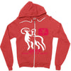 2015 year of the goat mandarin chinese Zipper Hoodie