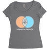 dream or reality Women's Triblend Scoop T-shirt