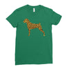 leopard pattern Ladies Fitted T-Shirt