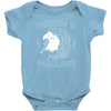 freedom is fabulous Baby Bodysuit