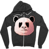 panda in love Zipper Hoodie