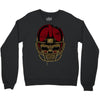 american football skull Crewneck Sweatshirt