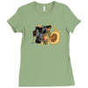 ghost rider and son Ladies Fitted T-Shirt