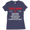 Cancer Woman Ladies Fitted T-Shirt