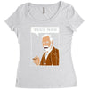 your mom freud Women's Triblend Scoop T-shirt