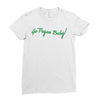 Go vegan baby Ladies Fitted T-Shirt