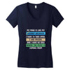 My Mind is Like My internet Browser i Have 19 Tabs Open 3 Are Frozen A Women's V-Neck T-Shirt