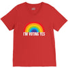 I Am Voting Yes V-Neck Tee