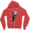 captain marvel 8 Zipper Hoodie