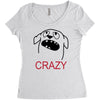 crazy (2) Women's Triblend Scoop T-shirt