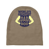 world's greatest dad bod Baby Beanies