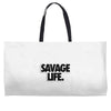 savege life Weekender Totes