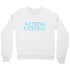 gaming goddess you may bow before me Crewneck Sweatshirt