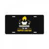 Trainning To Go Super Saiyan License Plate