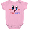kirby gamer geek snes Baby Bodysuit