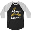 kings are born in december 3/4 Sleeve Shirt
