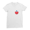 Mars and Astronaut Ladies Fitted T-Shirt