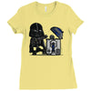 robotic trashcan Ladies Fitted T-Shirt