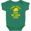 i hate tacos said no juan funny Baby Bodysuit