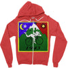 Bicycle Day T-shirt - 1943 Vintage (Albert Hofmann LSD) Zipper Hoodie