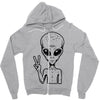 alien Zipper Hoodie