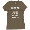 January Girl Ladies Fitted T-Shirt