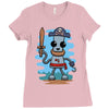 pirate ned Ladies Fitted T-Shirt