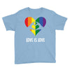 Love is Love Heart Youth Tee